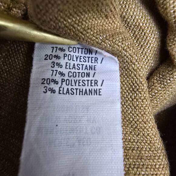 Aerie Werk and Play Corduroy Overalls Bib Cord Overalls Size M Raw Fray Hem - Picture 10 of 13